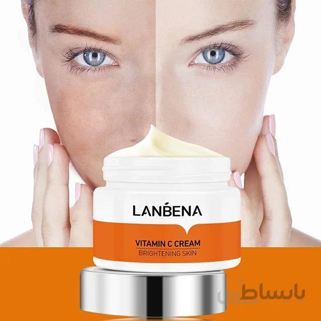 کرم روشن کننده قوی ویتامین سی لانبنا ا VITAMIN C CREAM