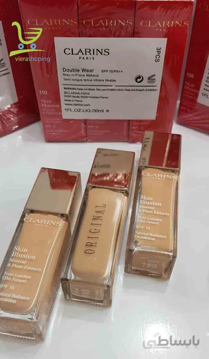 کرم پودر اسکین ایلوشن کلارنس CLARINS (اصل فرانسه)