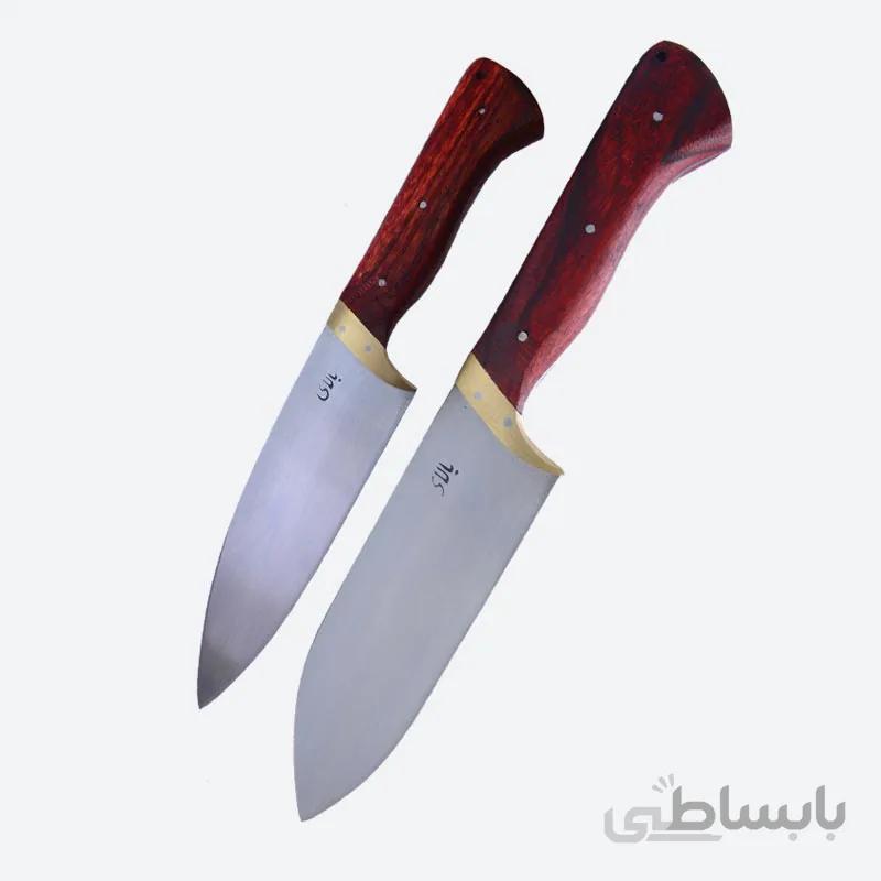 ست چاقوی دوتایی اشپزخانه راسته ای و سلاخی