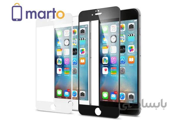 محافظ صفحه نمايش شیشه ای مناسب براي گوشي اپل iPhone 6 Plus ا Clear screen protector for Apple iPhone 6 Plus
