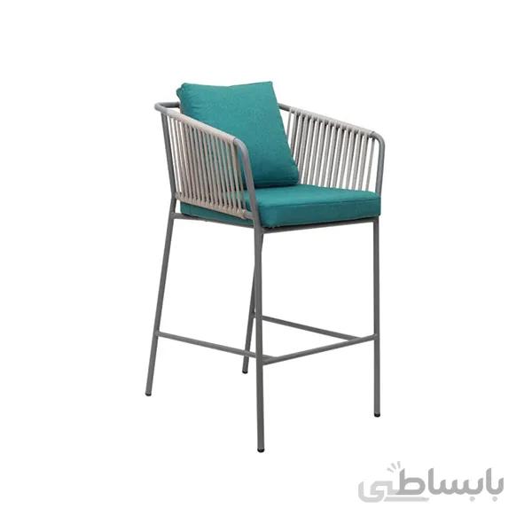 صندلی کانتر دسته دار نظری مدل کاپری پایه فلزی(تخفیف 10 درصدی)