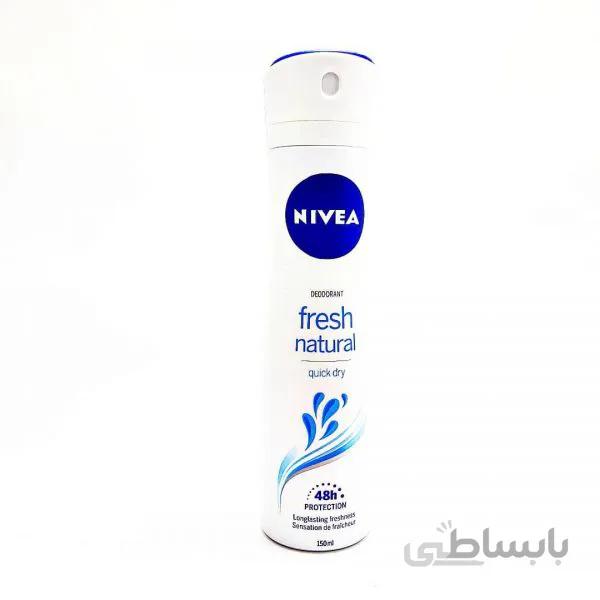 اسپری خوشبوکننده بدن نیوا فرش نترال Nivea Fresh Natural