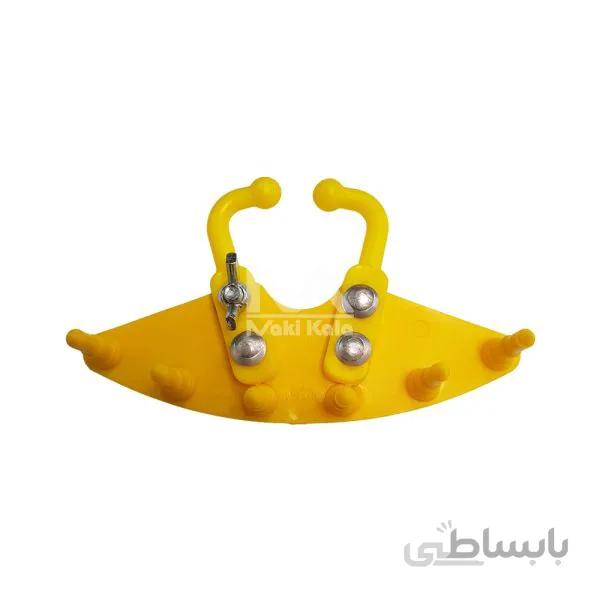 مهار شیر خوار پلاستیکی زرد