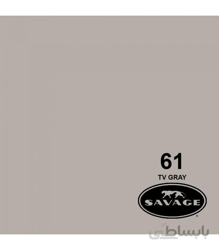 فون کاغذی SAVAGE کد رنگی TV Gray 61-12