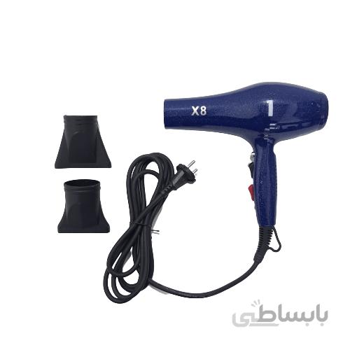 سشوار X8 موتور سنگین سالنی با قدرت 2400 وات