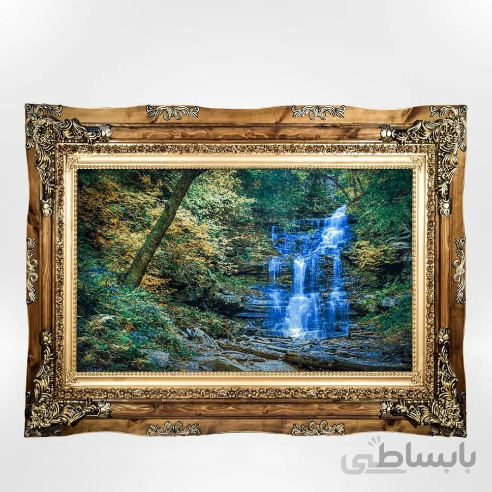 تابلو فرش دستباف طرح ابشار کد 142