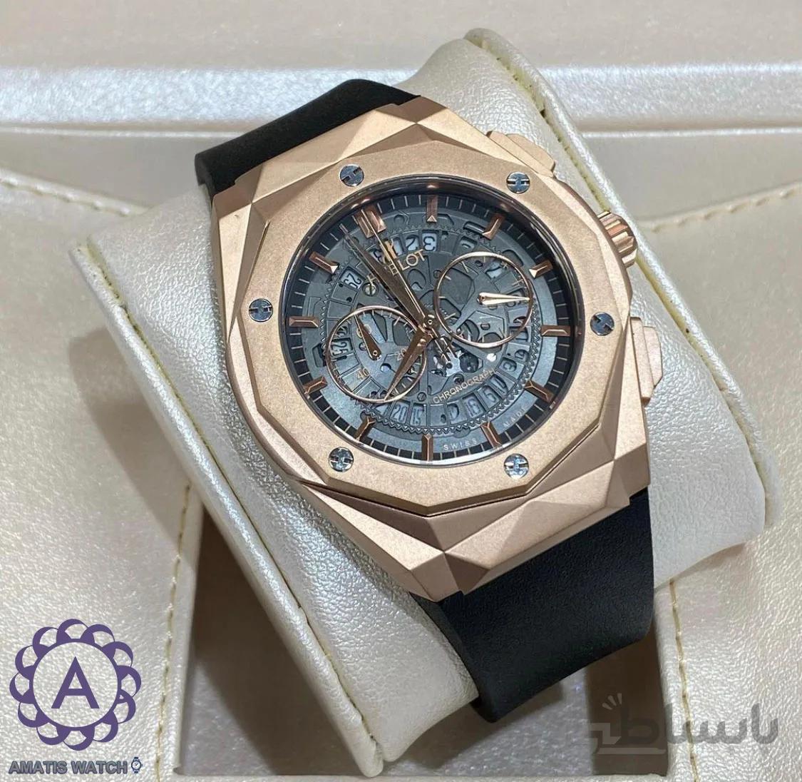 ساعت مردانه هابلوت مدل Hublot Aerofusion Orlinski King Gold 6234H