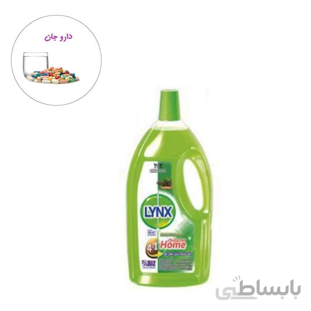 پاک کننده سطوح با رایحه کاج یک لیتری آنتی باکتریال – LYNX ا LYNX