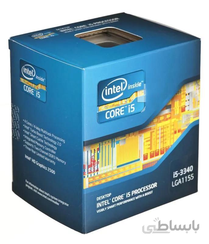 پردازنده 4 هسته ای اینتل 6 مگابایت کش با سوکت 1155 ا Core-i5-3340-Socket-1155