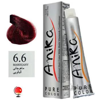 رنگ مو آنیکا (anika) شماره 6.6 آلبالویی