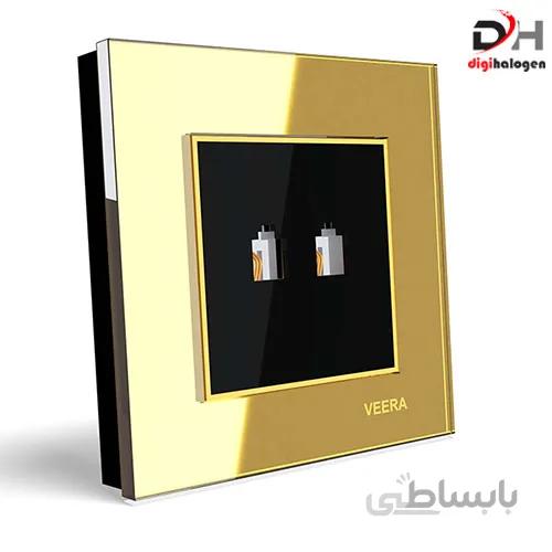 تلفن دو سوکت امگا طلایی ویرا (VEERA)