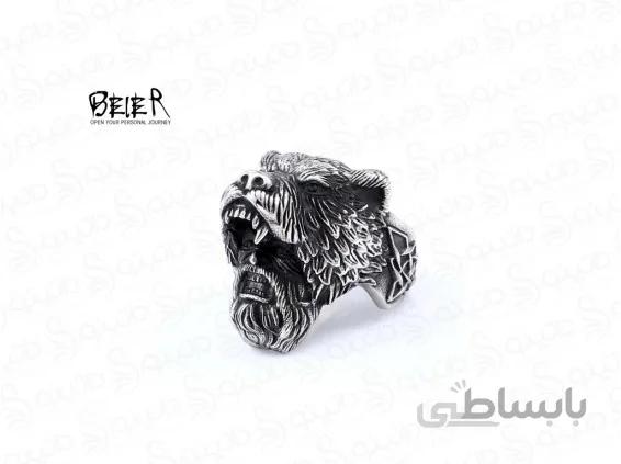 انگشتر مردانه وایکینگ خرس کش 11917