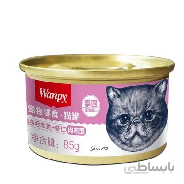 کنسرو گربه با طعم برنج و تن ماهی ونپی – Wanpy Rice and Tuna
