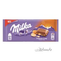 شکلات کارامل ترد بادام زمینی میلکا 90 گرم Milka