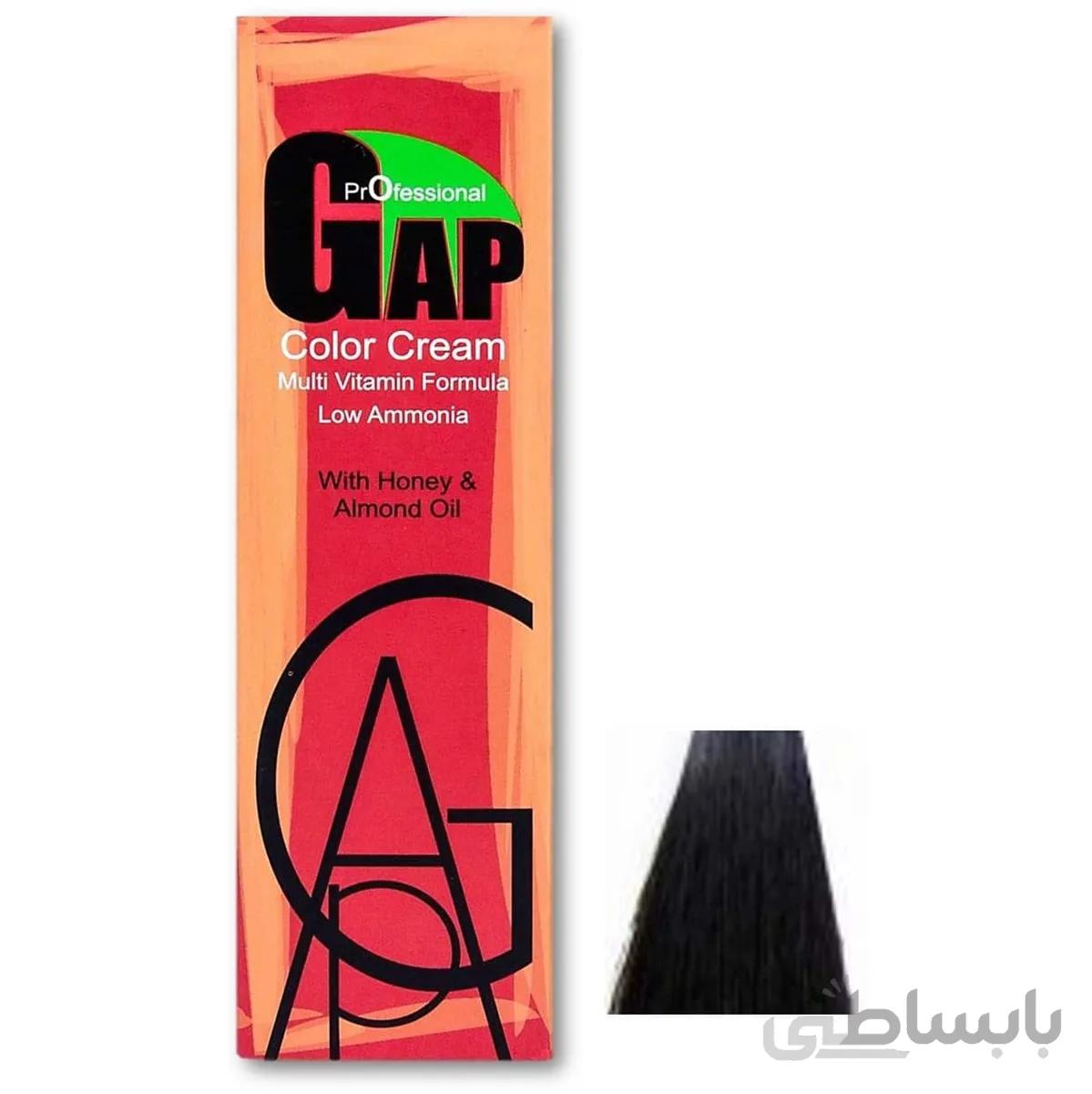 رنگ موی گپ شماره 4 رنگ قهوه ای GAP حجم ml100