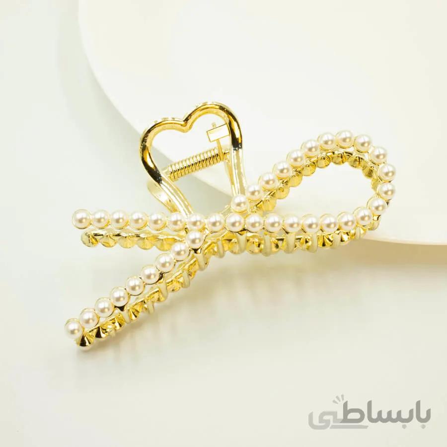 کلیپس فلزی مرواریدی کد C125