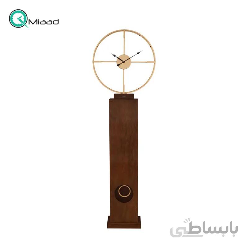 ساعت ایستاده و کنار سالنی لوتوس مدل 14140 قهوه ای