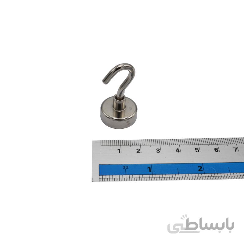 آهنربا قلابدار قطر 20 میلیمتر گرید 42