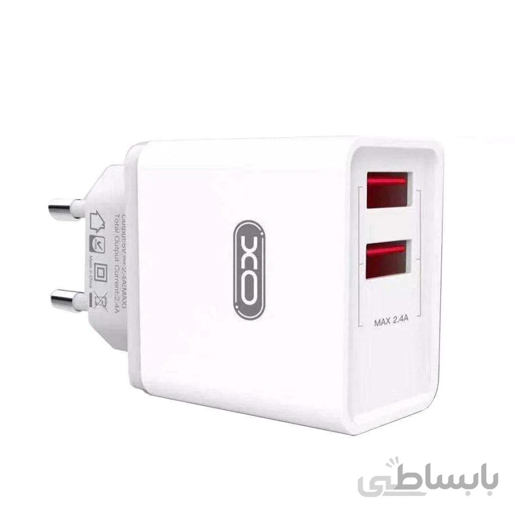 شارژر دیواری ایکس او مدل L31 به همراه کابل تبدیل usb-C