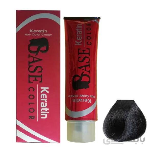 رنگ مو بیس شماره 3/1 رنگ قهوه ای دودی تیره 125 میلی لیتر ا Base hair color number 3.1