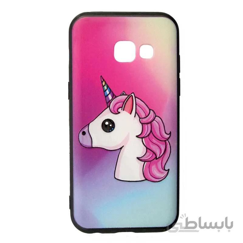 قاب فانتزی برجسته دخترانه طرح یونیکورن گوشی سامسونگ Samsung A3 2017
