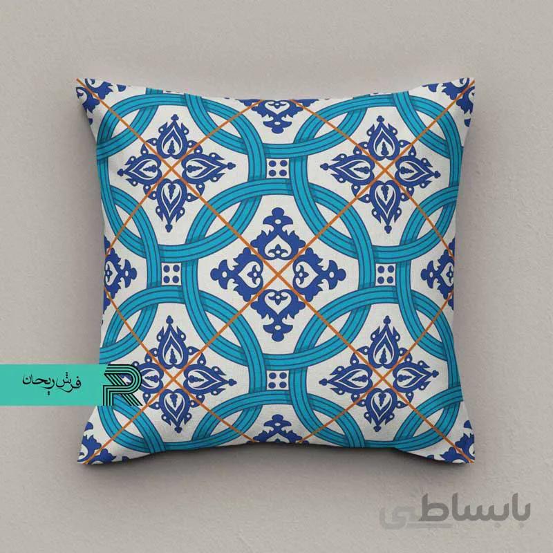 کوسن مخمل طرح اسلیمی کد5