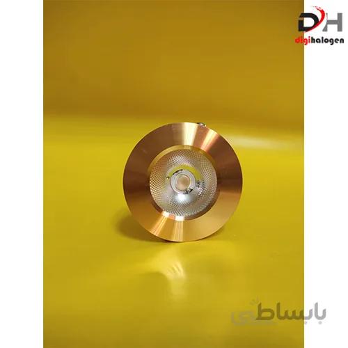 هالوژن روکار ساعتی طلایی 5 وات اس اچ لایتینگ