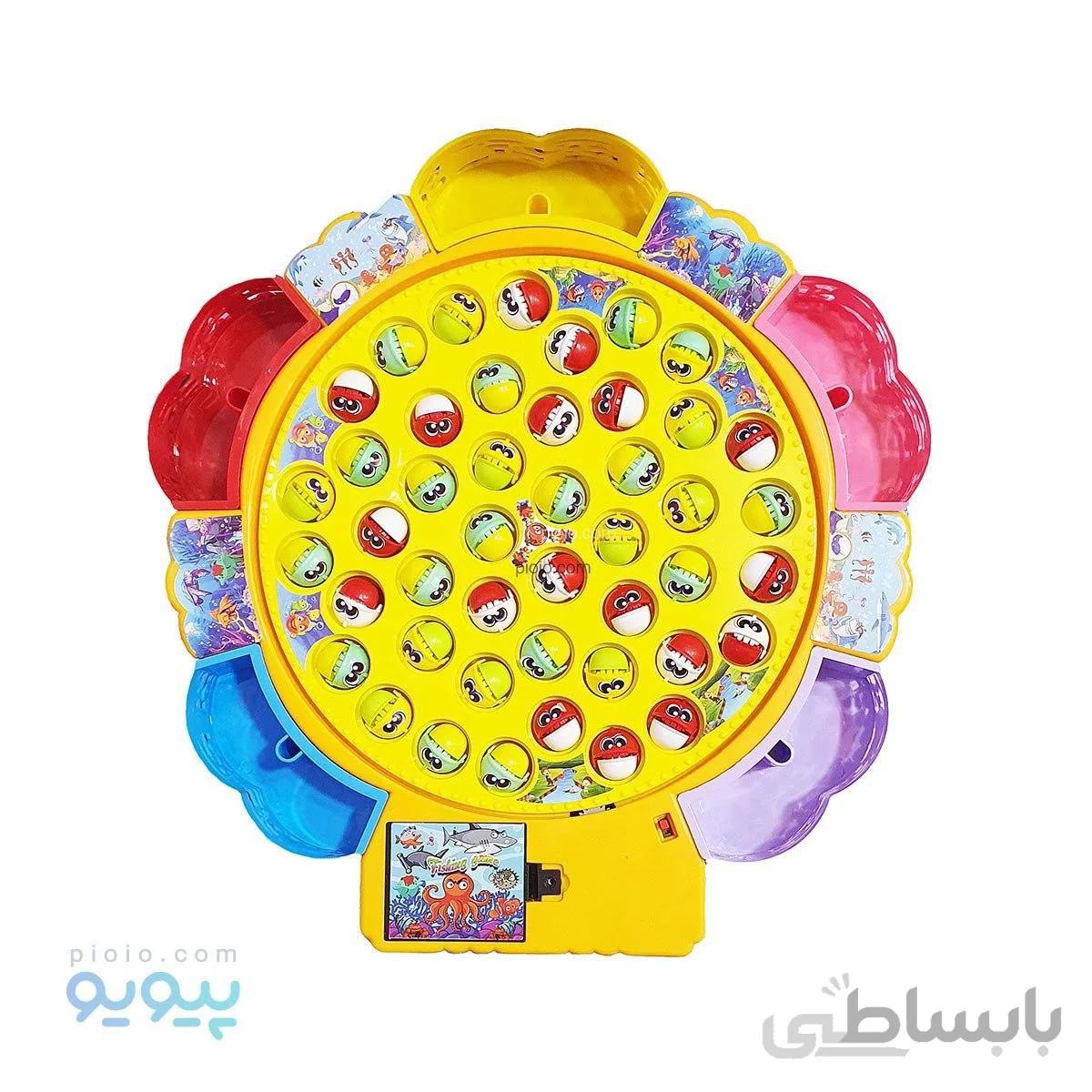 اسباب بازی آموزشی ماهیگیری موزیکال 45 ماهی 5 نفره