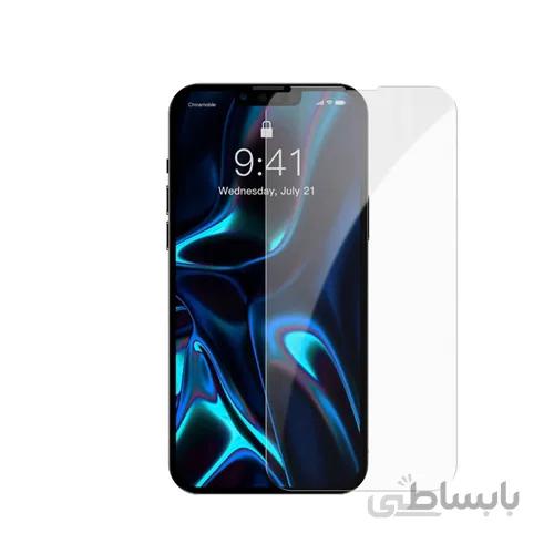 پک دوتایی محافظ صفحه شیشه ای تمام صفحه بیسوس آیفون Apple iPhone 13 Mini Baseus Glass Film SGBL020002