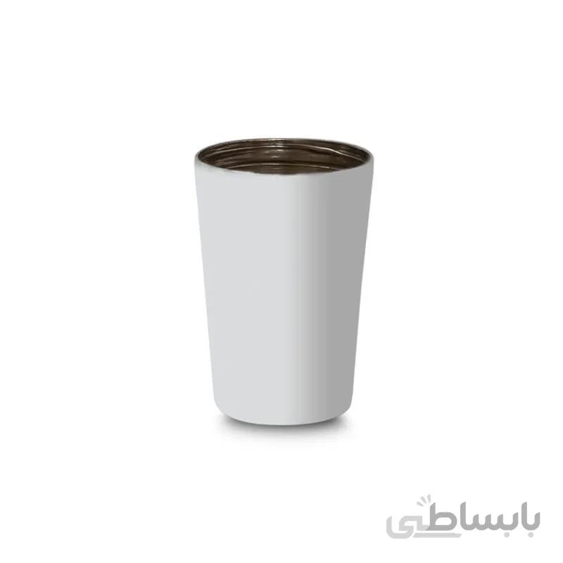 قاب پایه قیفی کروم بزرگ