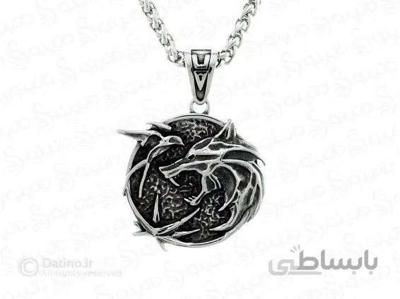 گردنبند استیل 3 نماد ویچر 12178