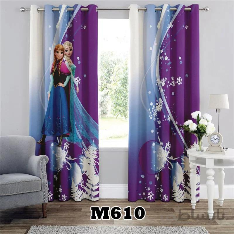 پرده پانچی کد 3d-M-610 طرح انیمیشن فروزن