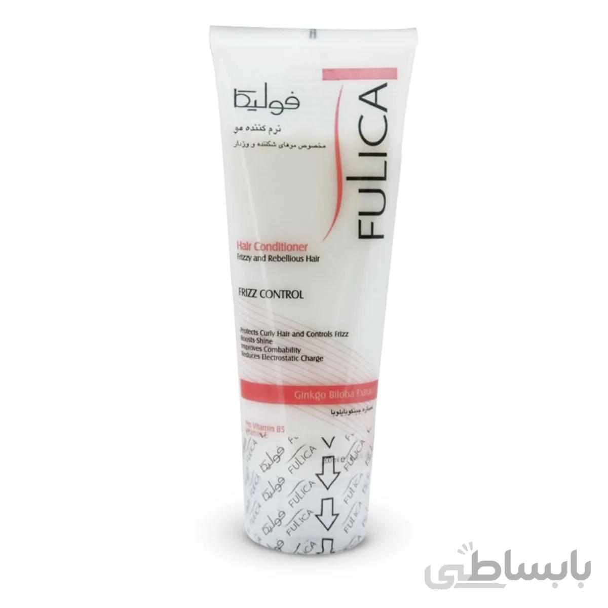 نرم کننده فولیکا مخصوص موهای شکننده و وز دار حجم 200 میلی لیتر ا Fulica Freez Control Conditioner 200ml