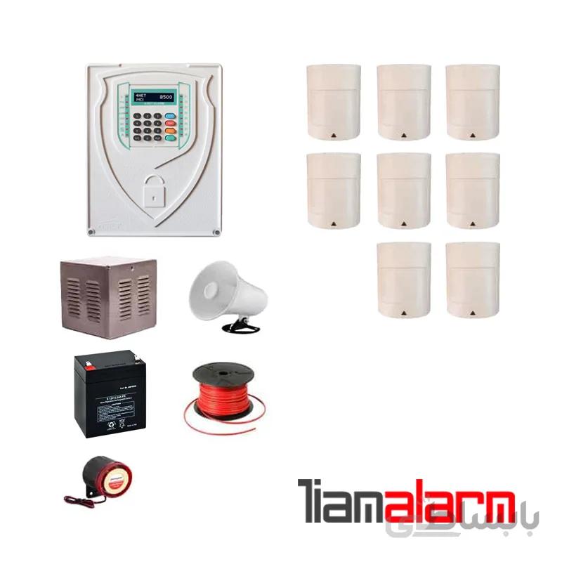 پکیج دزدگیر اماکن باسیم مدل فورنت سیم کارتی و تلفنی B500PR8