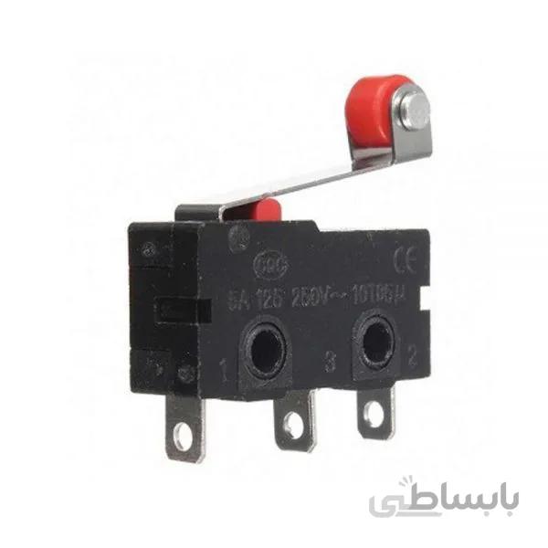 لیمیت سوئیچ (میکروسوئیچ) غلطک دار / Micro limit switch Roller Roda 3p 3pin 5a 250v