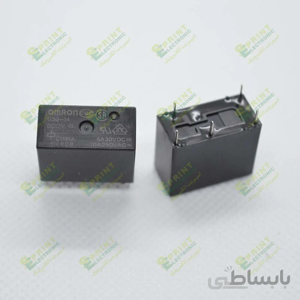 رله 24 ولت 5 پایه 10 آمپر Omron G5Q-14-24VDC