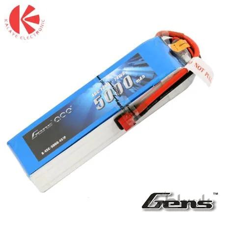 باتری لیتیوم پلیمری45C -4S1P-14.8 V- 5000mah