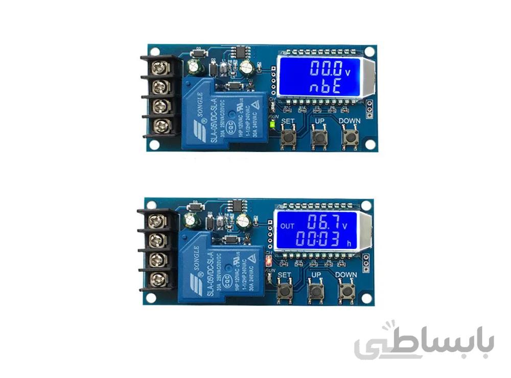 ماژول کنترل شارژ باتری دیجیتال 6 الی 60 ولت مدل XY-L30A