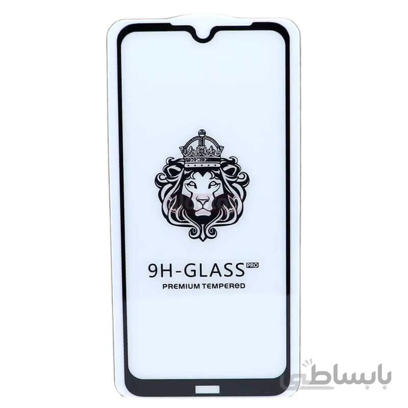 گلس فول چسب شیائومی Redmi Note 8 مدل Lion King