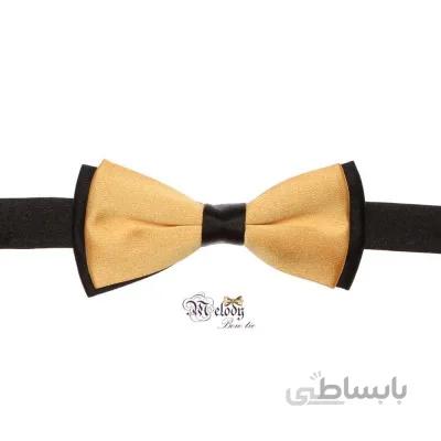 پاپیون سری نینو - بچگانه (زرد سیر براق و سیاه)