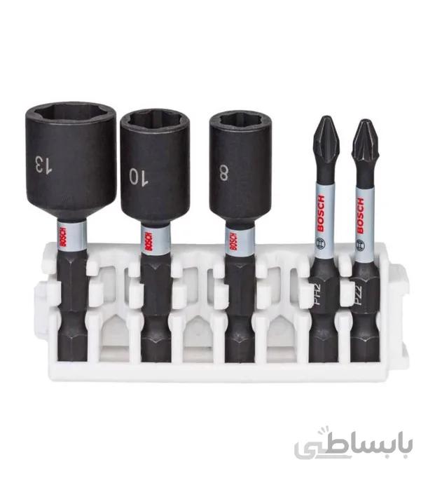 ست سرپیچ گوشتی و بکس ۵ پارچه Impact Control Nutsetter حرفه ای بوش