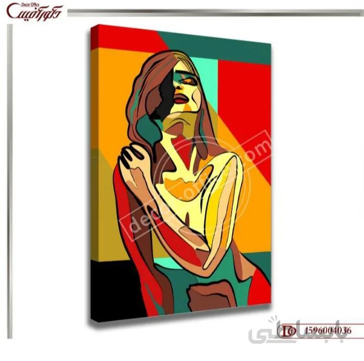 تابلو دکوراتیو چهره 4036 ا Decorative face painting 4036