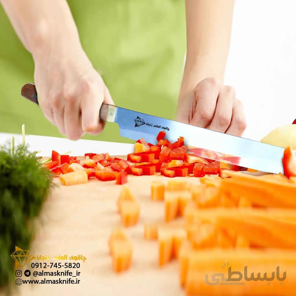 کارد سرآشپز مدل ناگیری (ضد زنگ و تیز)