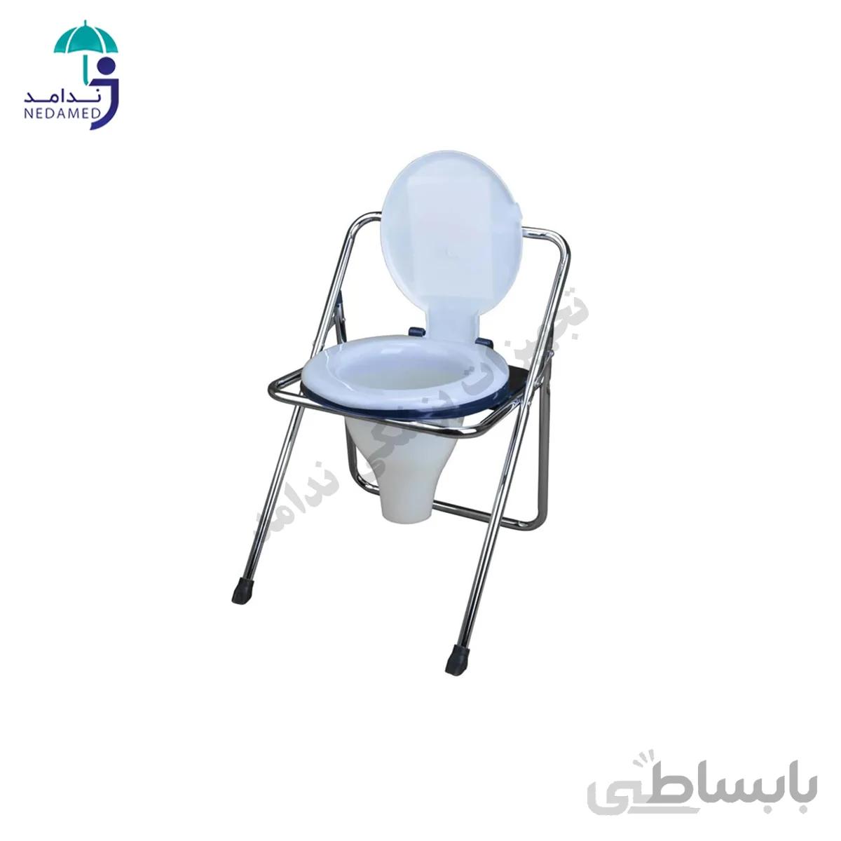 توالت تاشو لوکس گالوانیزه سروپیکرتوس با قیف کوتاه