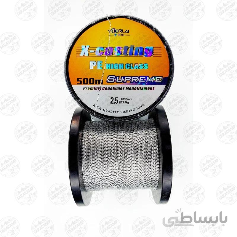 نخ مخصوص ریسه کپوری X casting PE سایز 0/265 بسته 10 متری