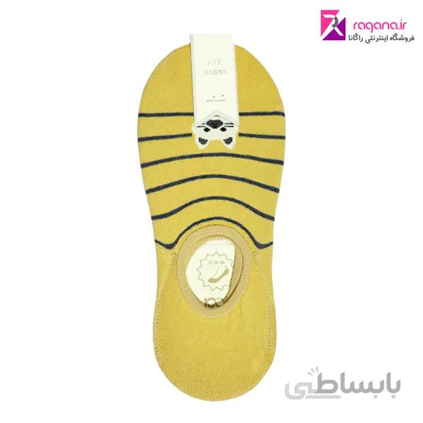 جوراب زنانه کالج طرح گربه کد RG-CK 103