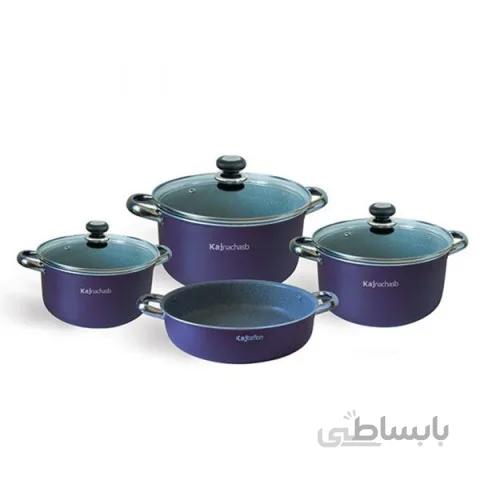 سرویس 7 پارچه کاج تفلون مدل دالیا