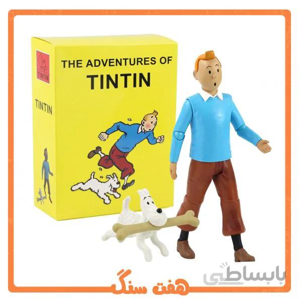 اکشن فیگور تن تن مفصلی و میلو از ماجراهای تن تن Tin Tin Figure