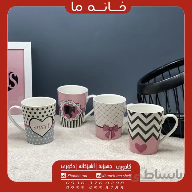 ماگ فانتزی سرامیکی مدل پاپیون