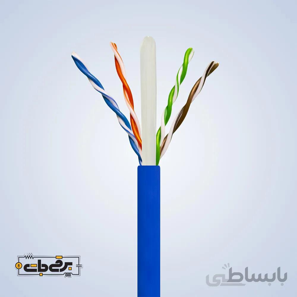 کابل شبکه Cat6 utp برند مازندران